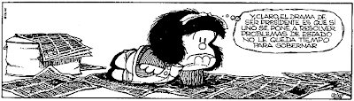 Tira da personagem argentina Mafalda