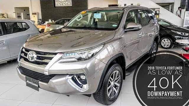 Promo: 2018 Toyota FORTUNER 40k Down - 2018 Mid-Year Toyota Batangas All-in Promos (Philippines)