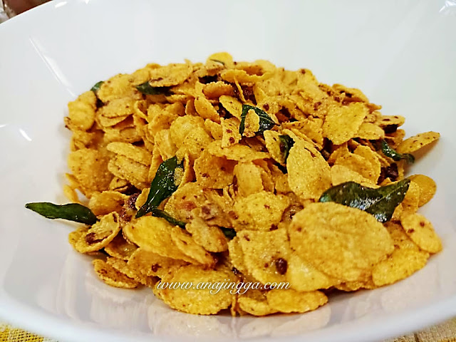 resepi cornflakes salted egg