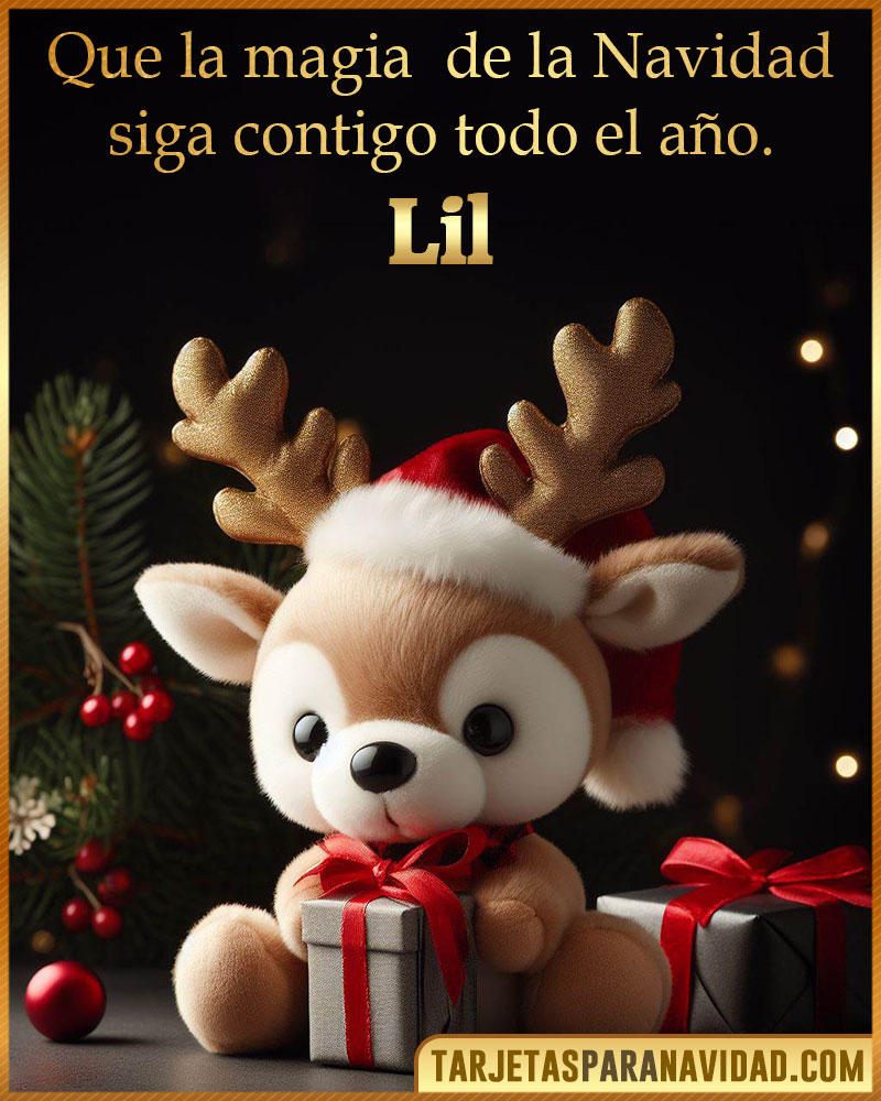 Felicitaciones de Navidad originales para Lil