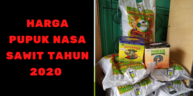 Paket Pupuk Nasa Untuk Sawit Per Hektar