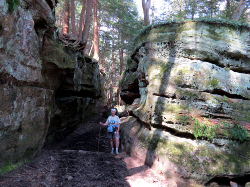 Buckeye Trail Ohio near Hocking Hills