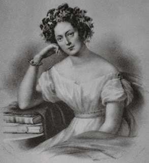 Pencil Drawing of Maria Szymanowska, Polish Library, Paris