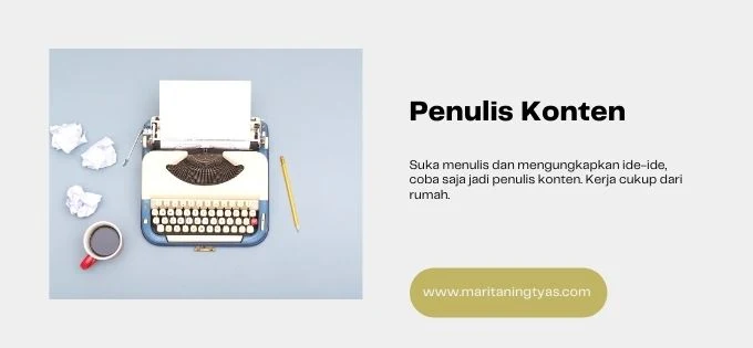 usaha sampingan sebagai penulis konten