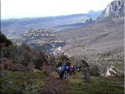 Descenso final al el Santuario