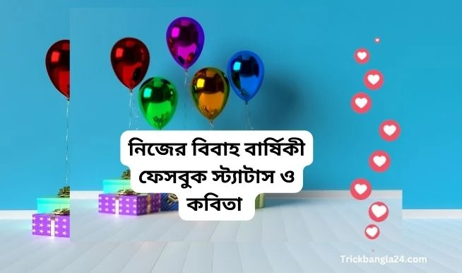 নিজের বিবাহ বার্ষিকী ফেসবুক স্ট্যাটাস ও কবিতা । নিজের বিবাহ বার্ষিকী