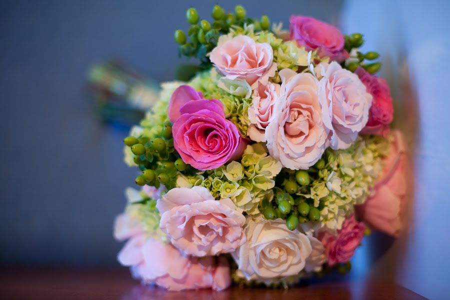Daily Inspiration: Peony, rose and hydrangea floral bouquet