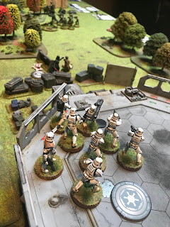 Stormtroopers fire at Rebels and cause huge casualties