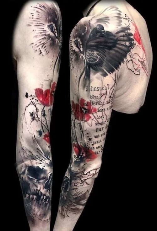 esse_lixo_de_polca_estilo_de_papoula_tatuagem