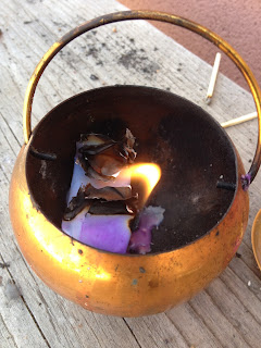 copper cauldron for witchcraft