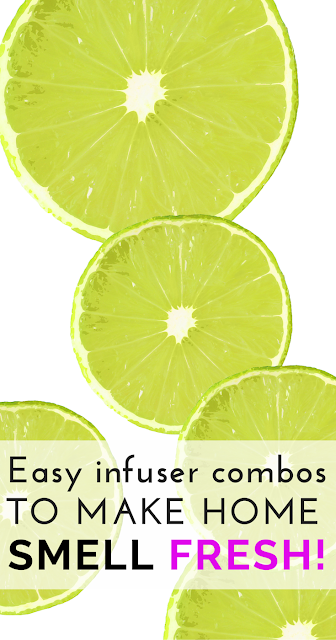 Nothing beats a fresh smelling home! Learn here how to make your own fresh and bright all-natural infusers in minutes to make your place a great smelling one to come home to! The Health-Minded.com #home #health