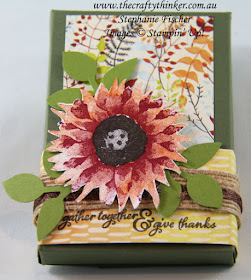#cardmaking, #stampin up, Painted Harvest, Thanksgiving Table Favours, kitkat wrapper, #thecraftythinker, Stampin Up Australia Demonstrator, Stephanie Fischer, Sydney NSW