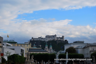 Hohensalzburg from Schloss Mirabell