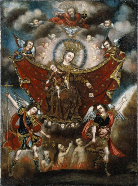 Brooklyn Museum - Virgin of Carmel Saving Souls in Purgatory - Circle of Diego Quispe Tito