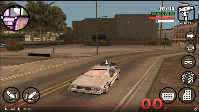 Back to the Future Mod Pack for GTA SA Android Mobile