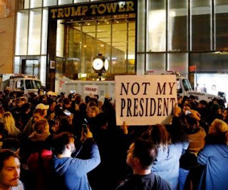 Ant-Trump's #NotMyPresident Protests Takes Over US