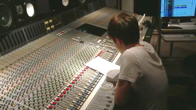 Greyson Chance in the studio working on "Truth Be Told" Video