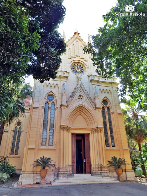Fachada da Capela Nossa Senhora da Misericórdia da Santa Casa de São Paulo - Vila Buarque - São Paulo