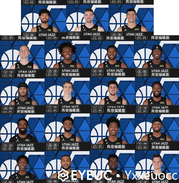 NBA 2K23 Utah Jazz 22-23' Heaadshots Pack