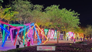 Dataran Sejarah Ayer Keroh berwajah baru | Rekreasi dengan anak-anak dalam suasana indah warna-warni di malam hari