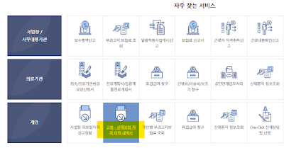고용보험 피보험 자격이력내역서 발급방법
