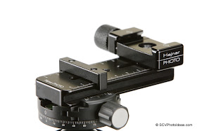 Mini MR Pano Nodal rail + Index bar on Sunwayfoto DDH-03