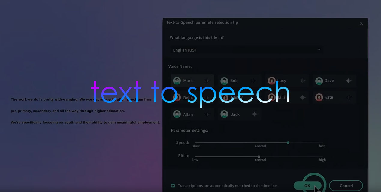 text to speech