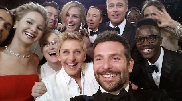 selfie oscar 2014