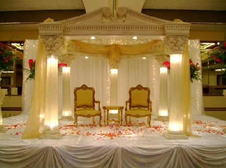 Below is Image Example of Wedding stage Lighting Decor Pictures of 2011