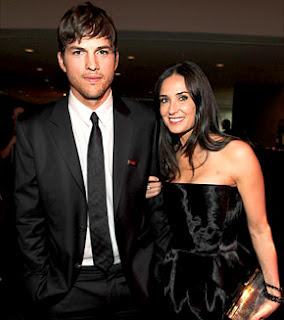 Ashton Kutcher with Wife