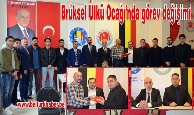 BRÜKSEL ÜLKÜ OCAĞI'NA BOZKIRLI BAŞKAN