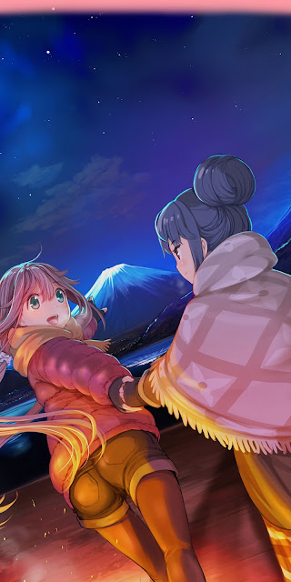 Wallpapers HD Anime Yuru Camp for Android and Iphone