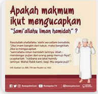 Bagaimana Ucapan Makmum Ketika Imam Mengucap Sami'allahu Liman Hamidah?. 