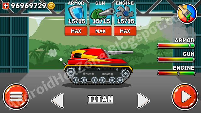 Hills of Steel v1.0.2 Android Hacked Save Game