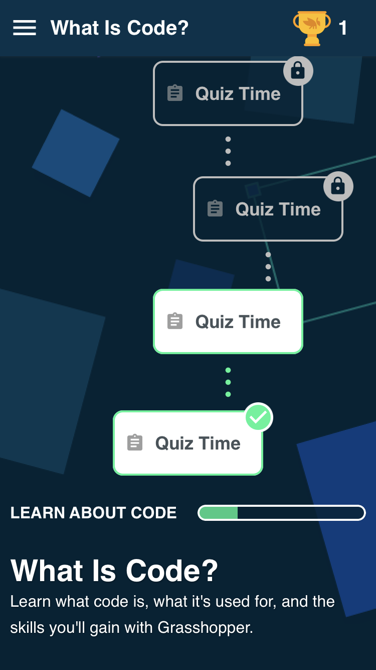 Google 出品免費程式碼學習app Grasshopper 取名自最早期知名女性程式設計師