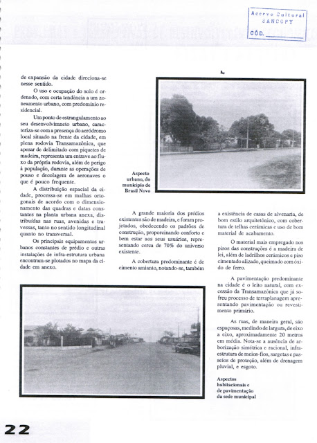 REVISTA NOVOS MUNICÍPIOS PARAENSES -  MUNICÍPIO DE BRASIL NOVO - 1993