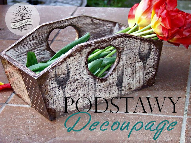 podstawy decoupage krok po kroku tutorial Eco Manufaktura