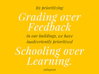 Grading vs. Feedback statement