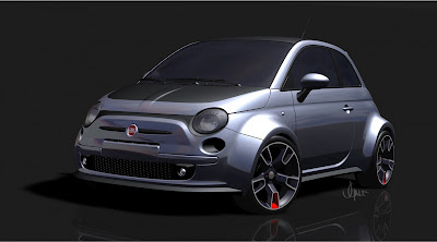 Fiat 500 by Mopar: A little violent at SEMA Show 2010