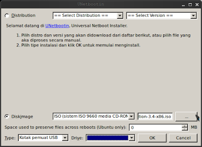 Instal UNetbootin di Ubuntu