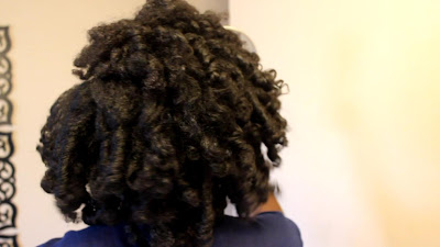 How to Get Shiny Flexirod set on Natural Hair feat. Bolden Shea Oil