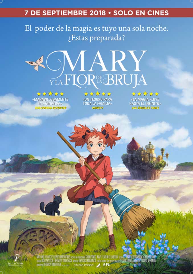 Mary y la flor de la bruja poster - Selecta VisiÃ³n