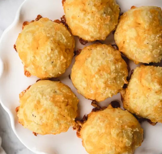 Low Carb Crispy Cheese Balls #glutenfree #ketorecipe