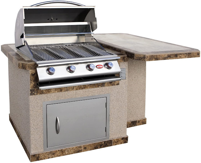 4-Burner Grill Island