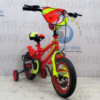 12 golden storm bmx sepeda anak Red