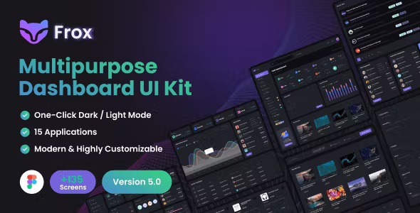 Best Multipurpose Dashboard Figma UI Kit