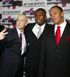 Eminem, Dr Dre and 50 Cent Crack a Bottle MP3