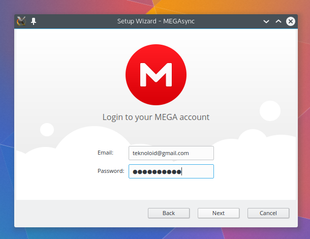 Install MEGASync Desktop Client in Kubuntu 15.04