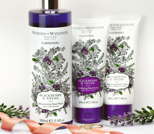 Lovelaughslipstick blog Woods of Windsor Gardeners Hands Collection Blackberry & Thyme New Releases Review