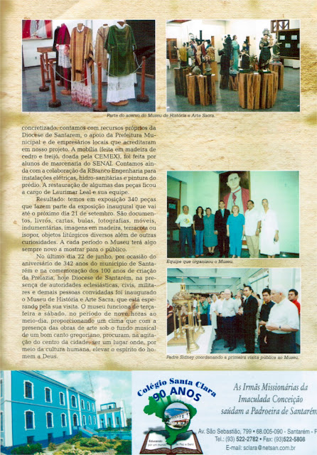 PROGRAMA DA FESTA DE NOSSA SENHORA DA CONCEIÇÃO – 2003 – Santarém – Pará - Brasil